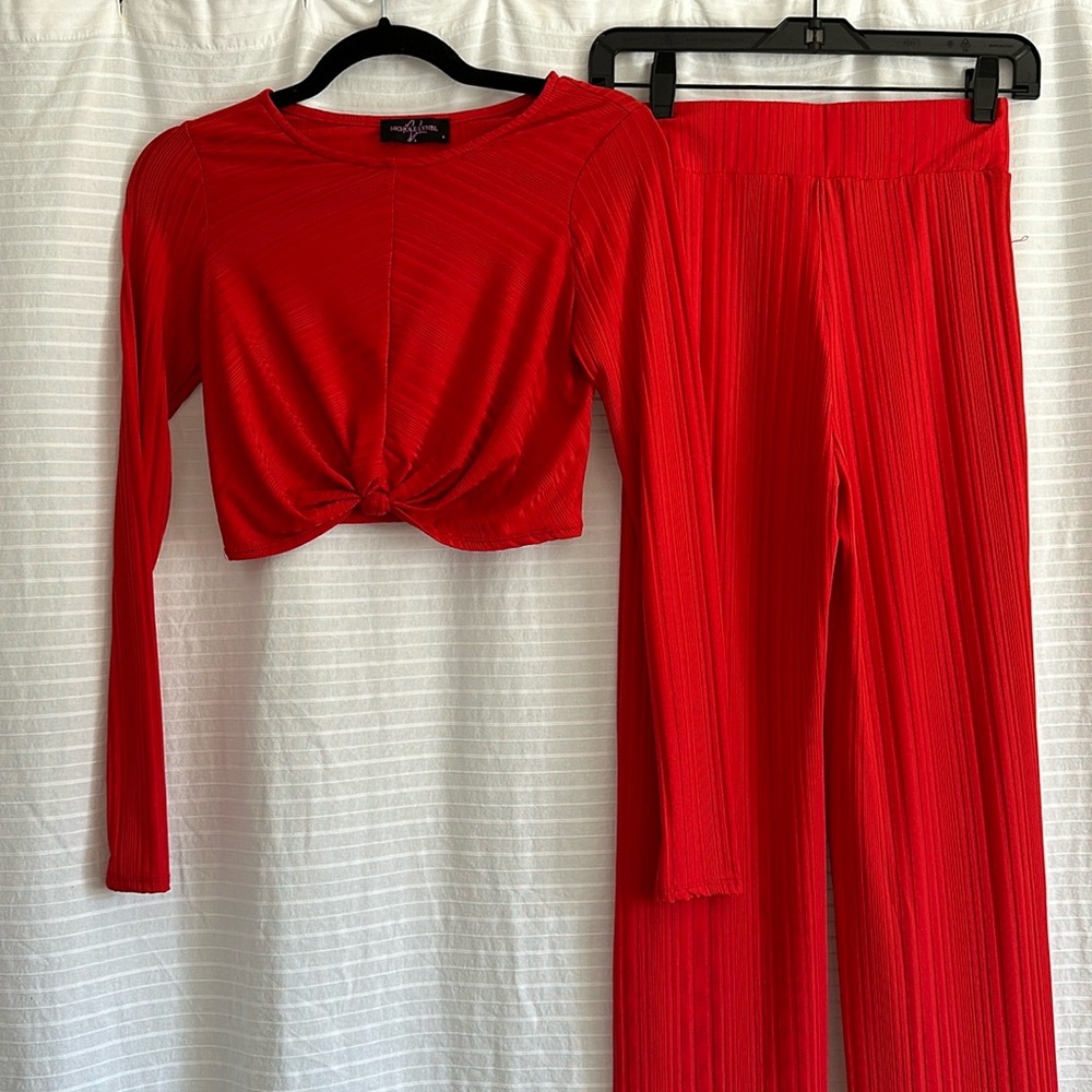 Crop Top & Pants Set